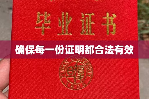 勉县确保每一份证明都合法有效