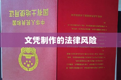 勉县文凭制作的法律风险
