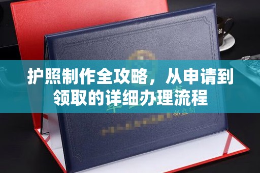 勉县护照制作全攻略，从申请到领取的详细办理流程